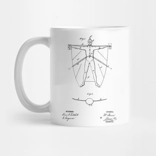 Swimming Apparatus Vintage Patent Hand Drawing Mug